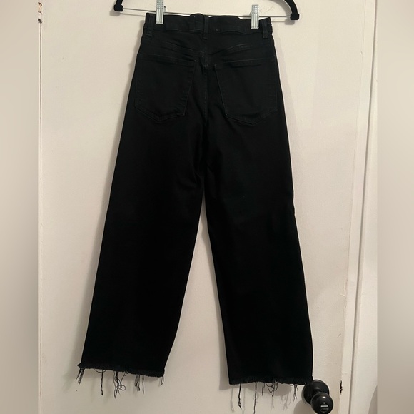 Reformation Liza Ultra High Rise Slim Straight Cropped Jeans - Picture 4 of 6